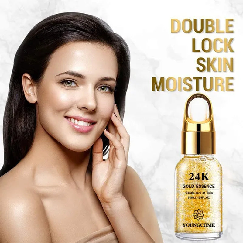 24K Face Serum Hyaluronic Acid Nicotinamide Liquid Serum Moisturizing Repairing Facial Skin Care（10Ml/20Ml/30Ml/50Ml）